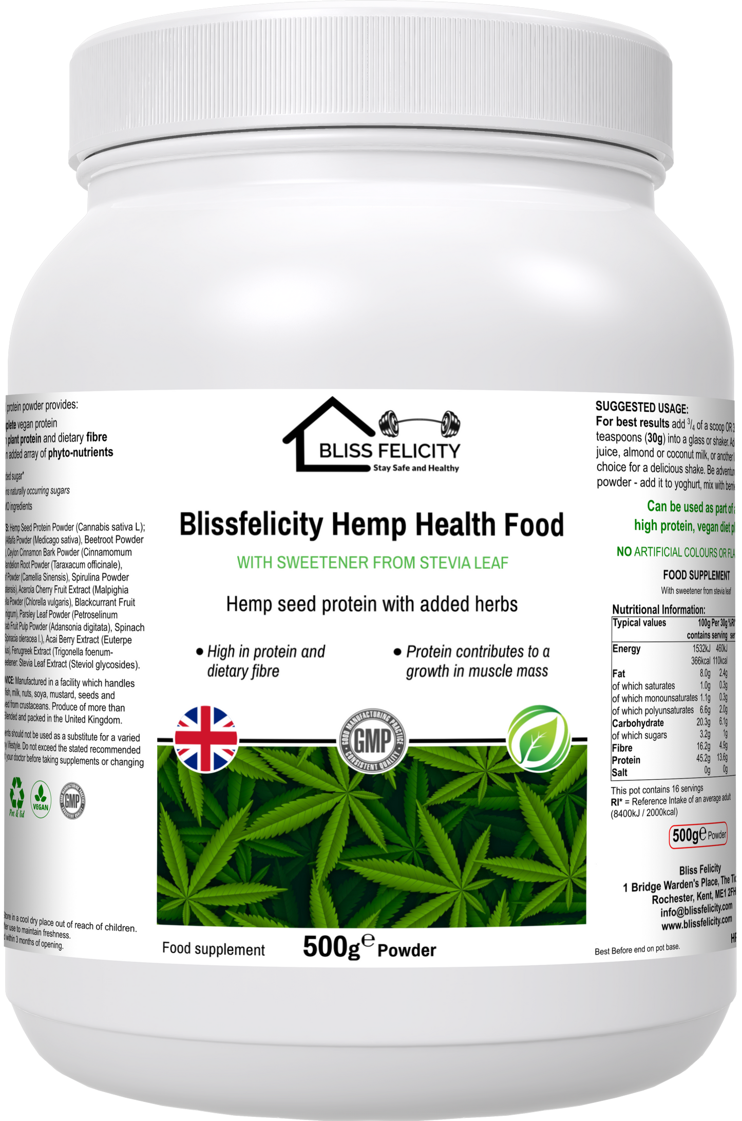 Blissfelicity Hemp Health food