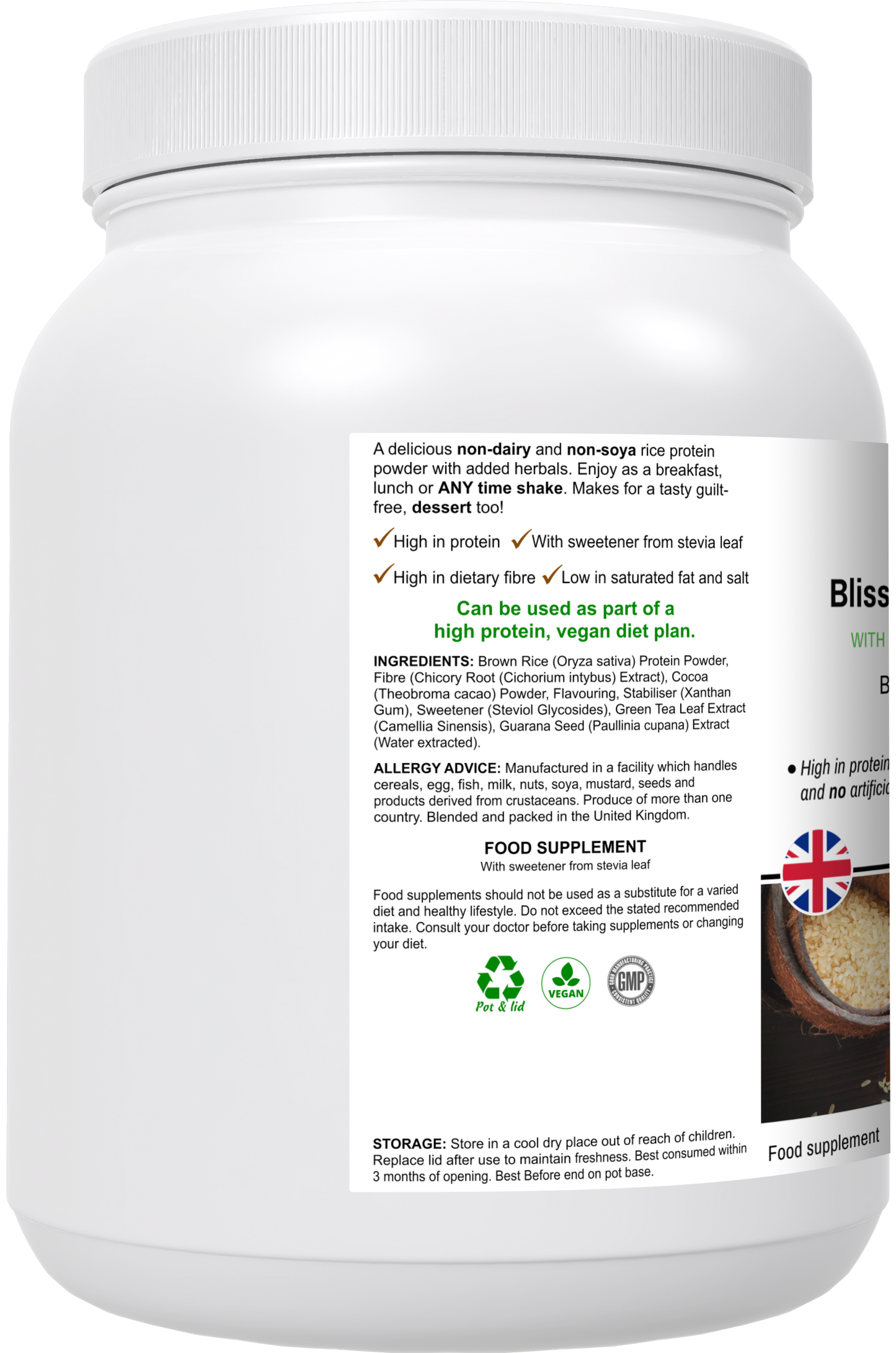 Blissfelicity Rice Protein