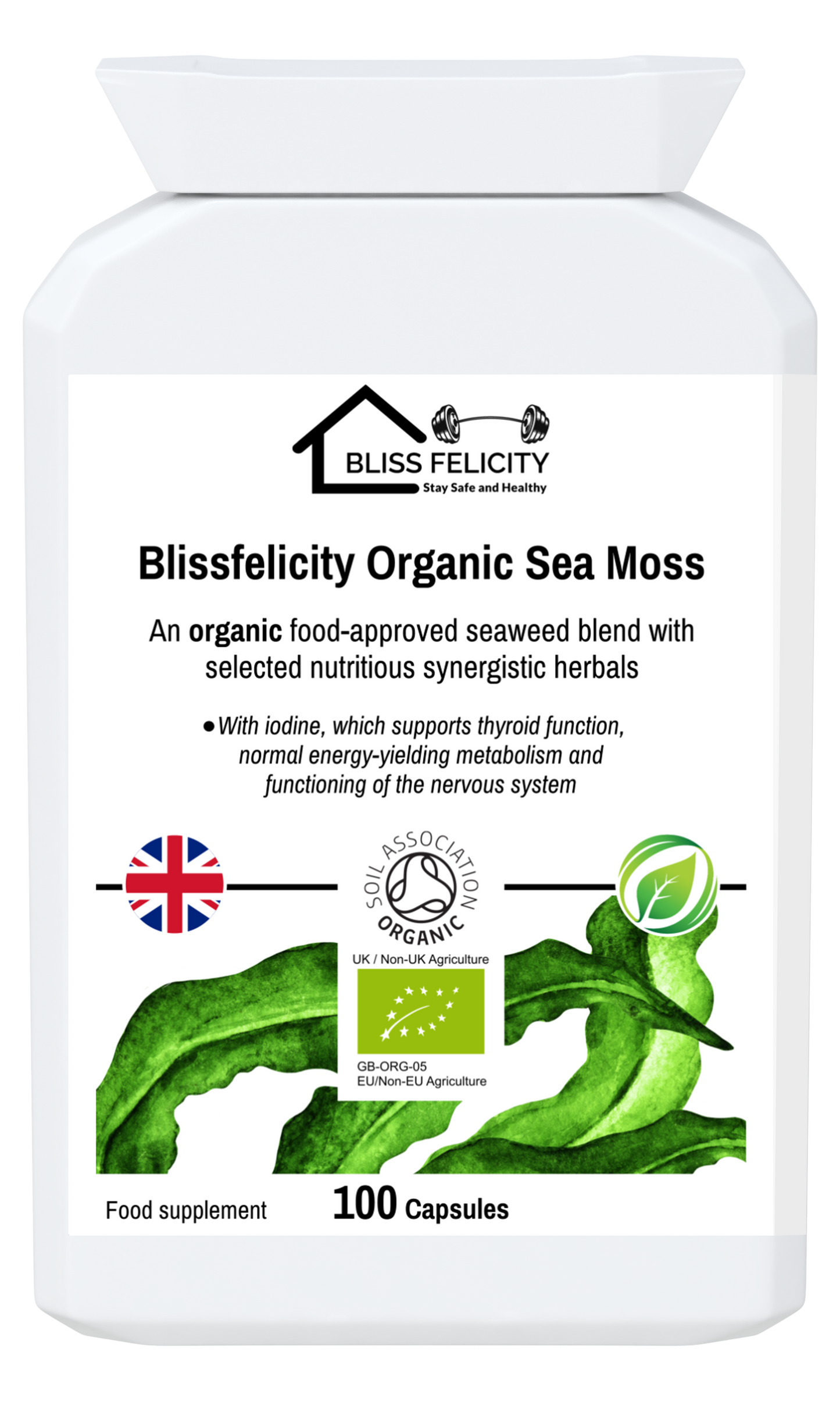 Organic Sea Moss Front View