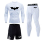 Men's White 3 Piece Fitness Suit 