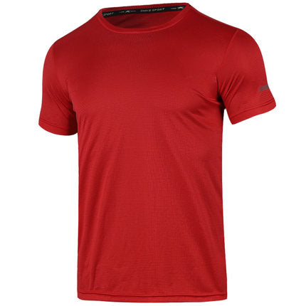 Red Gym Short Sleeved Men's T