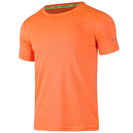 Orange Gym Short Sleeved Men's T