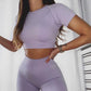 Purple Seamless Yoga Wear