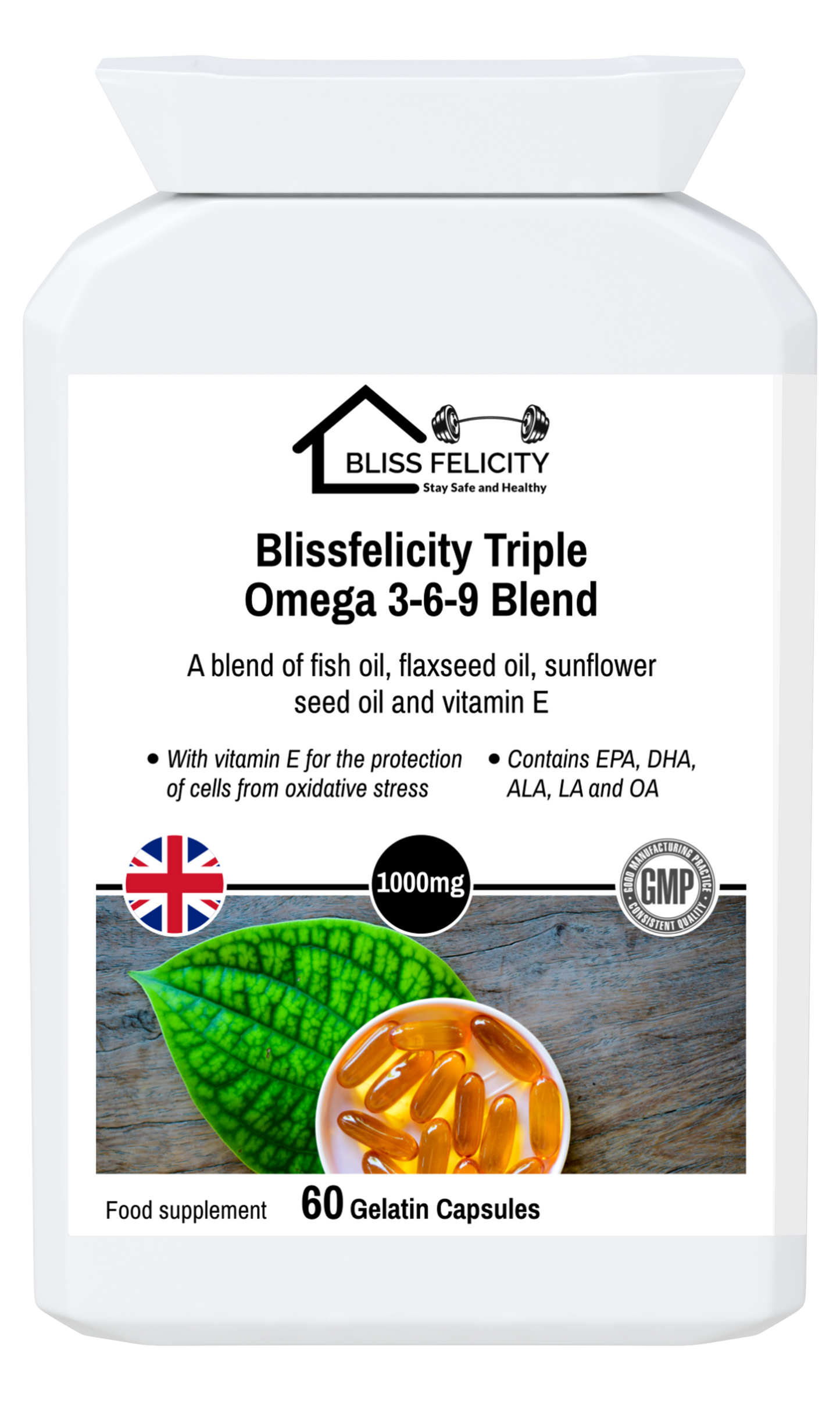 Blissfelicity Tripple Omega 3-6-9- blend
