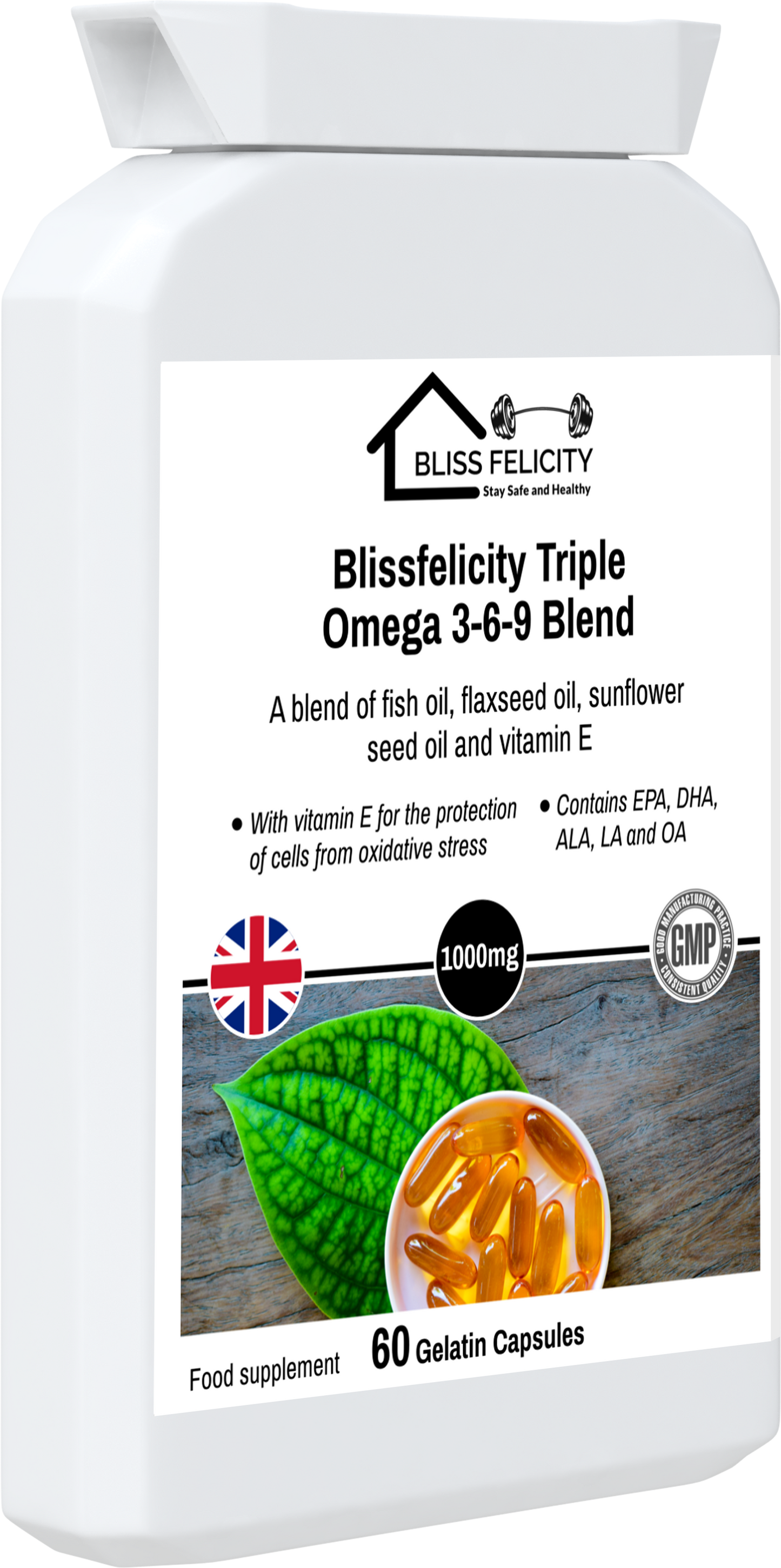 Blissfelicity Tripple Omega 3-6-9- blend