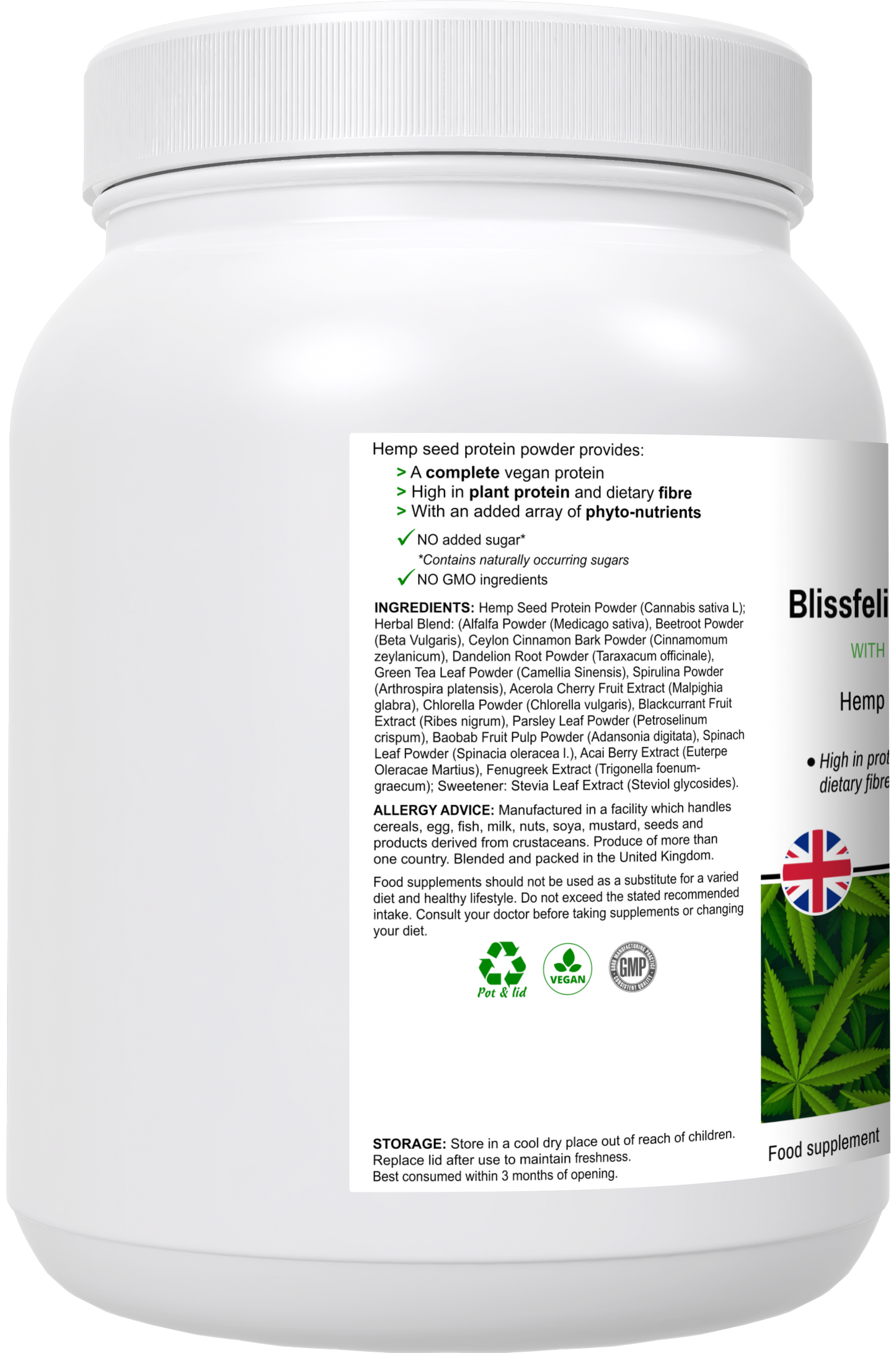 Blissfelicity Hemp Health food