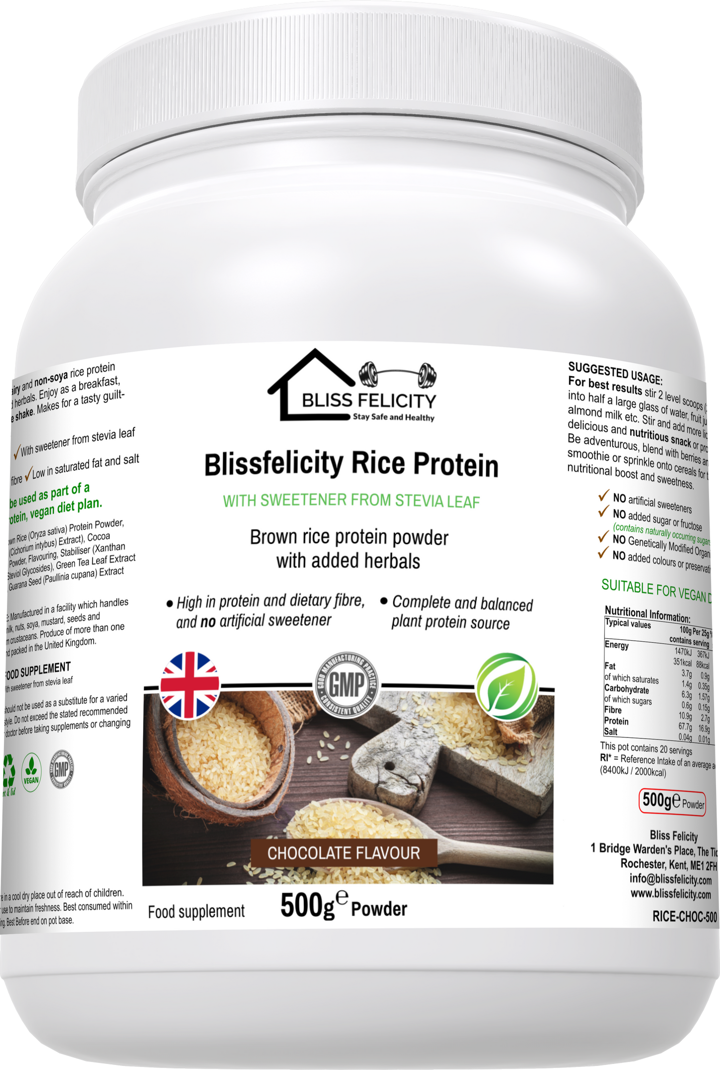 Blissfelicity Rice Protein
